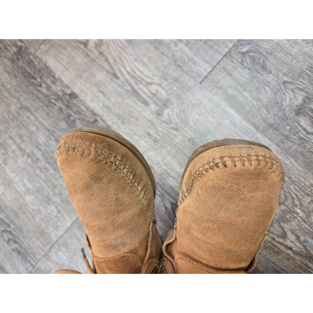 Minnetonka Mosaic Boot Urban Wanderer Suede Leather Shoes Women's 7.5 - Picture 10 of 11